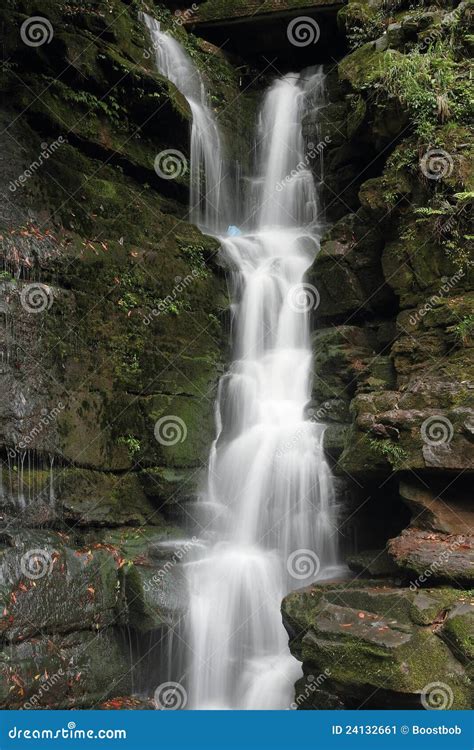A Small Waterfall Stock Image Image Of Deep Small Calm 24132661