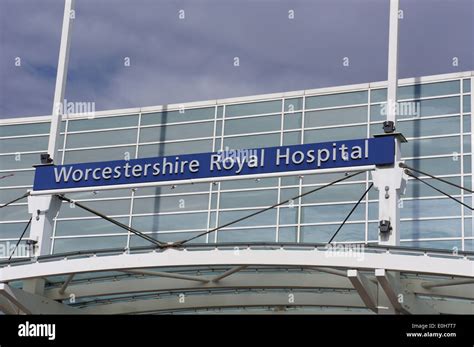 Worcester Royal Hospital Worcester Nhs Worcester Hospital Stock Photo