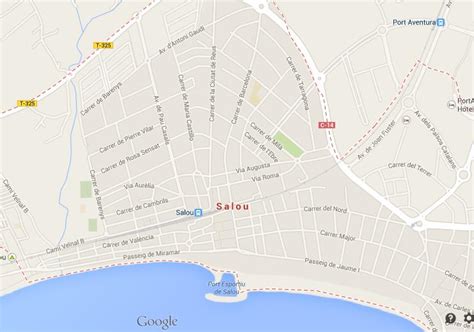Map Of Salou