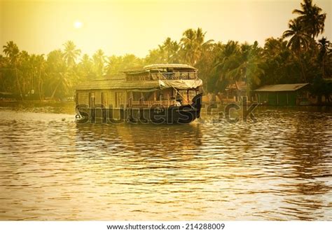Traditional Indian House Boat Kerala Instagram Stock Photo Edit Now