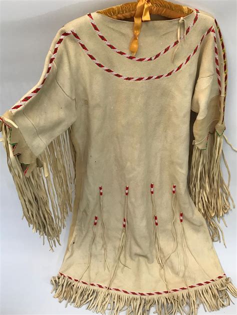Sold At Auction Comanche Native American Ceremonial Dress Authentic Leather Apache Or
