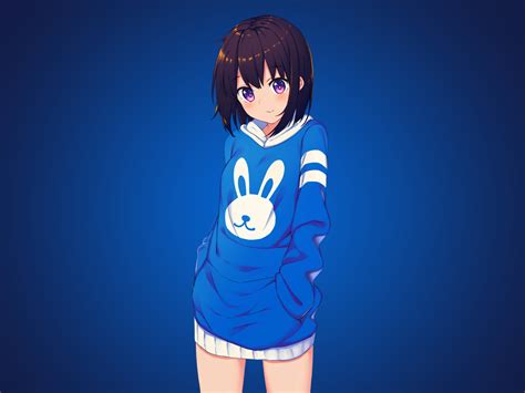 1152x864 Resolution Bunny Anime Girl 1152x864 Resolution Wallpaper