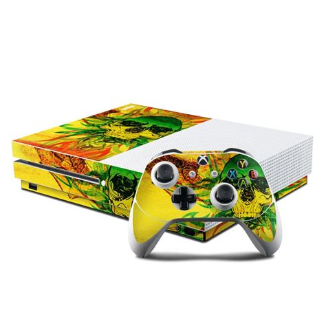 Microsoft Xbox One S Console And Controller Kit Skin Hot Tribal Skull By Sanctus Decalgirl