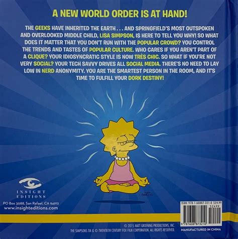 Lisa Simpsons Guide To Geek Chic Hb Big Bad Wolf Books Sdn Bhd