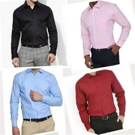 Cotton Men Formal Shirts Full Or Long Sleeves Rs 725 Printts Id