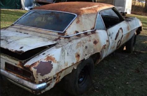 1969 Chevrolet Camaro Project With Vin And Title For Sale