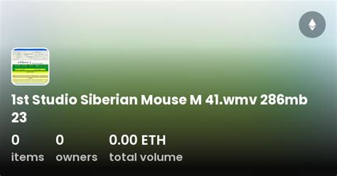 1st Studio Siberian Mouse M 41wmv 286mb 23 Collection Opensea