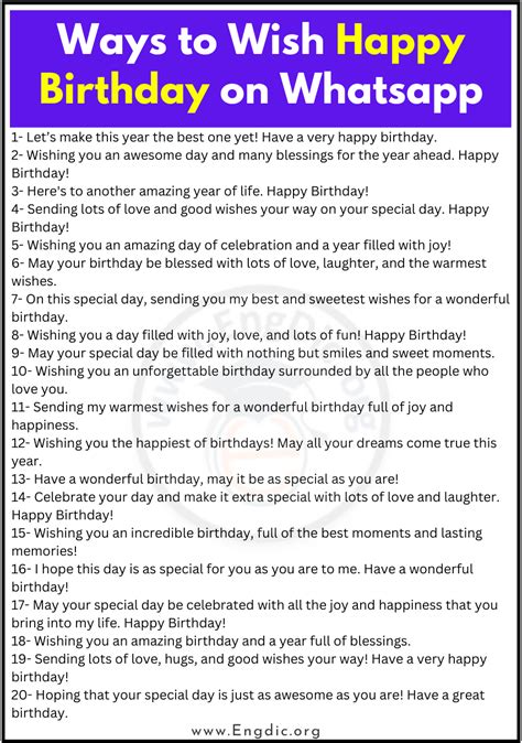 40 Creative Ways To Wish Happy Birthday On Whatsapp Engdic