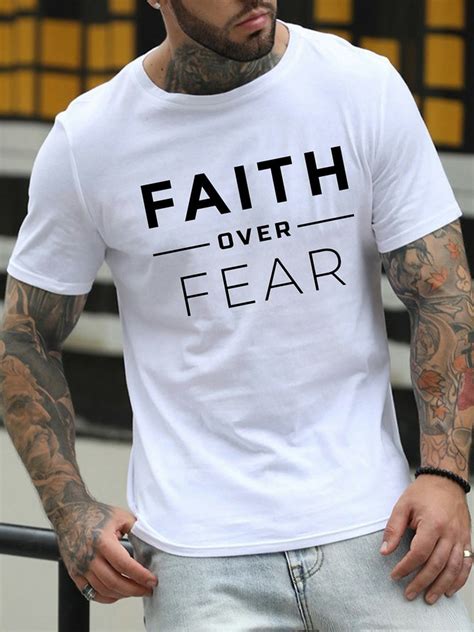 Faith Over Fear Men S T Shirt Lilicloth