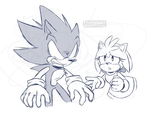 Can You Please Draw Dark Sonic With Amy In Either ~ares~