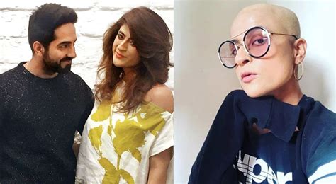 Pics Alert Ayushmann Khurrana’s Wife Tahira Kashyap Slays As She Goes Bald To Fight Cancer