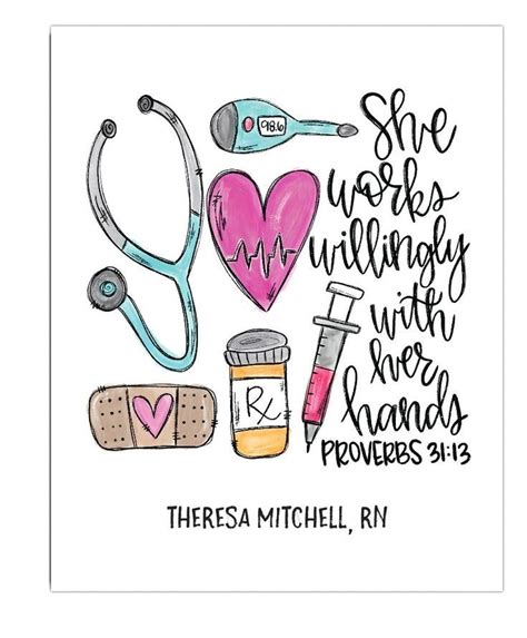 Maybe you would like to learn more about one of these? Nurse Proverbs Print in 2020 | Nurse appreciation gifts ...