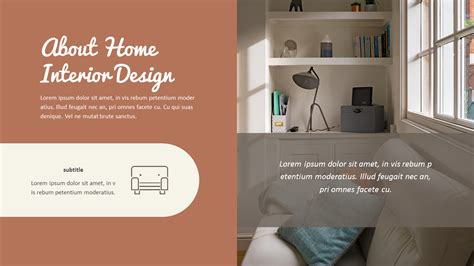 Cozy Home Interior Company Profile Ppt Template 443166 
