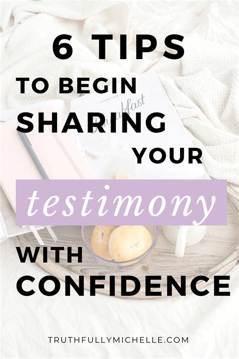 6 Simple Steps To Sharing Your Testimony Effectively Truthfully Michelle