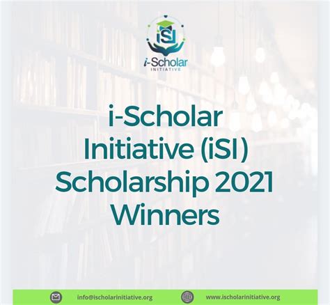 i-scholar 2021 scholarship winners_ | i-Scholar Initiative