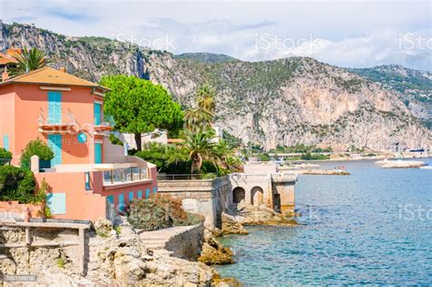 Coastline Of Beaulieusurmer Cote Dazur France Stock Photo Download