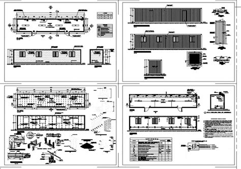 Offices In Recycled Marine Containers DWG Full Project For AutoCAD Designs CAD