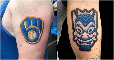 tattoo artist ‘sews embroidered patches onto the skin awesomebyte