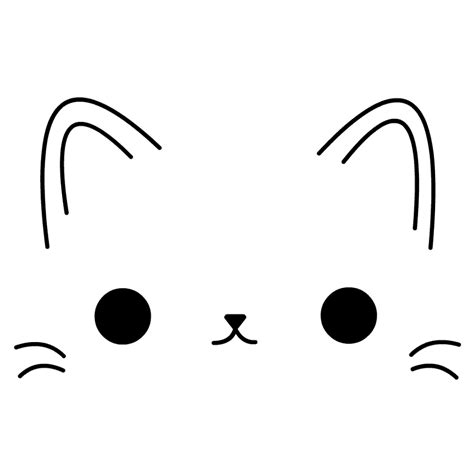 Cute Cat Face Free Svg Iheart Svg