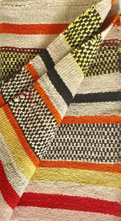 Vintage Peruvian Blanket Handwoven Rug Frazada Blanket Manta Etsy