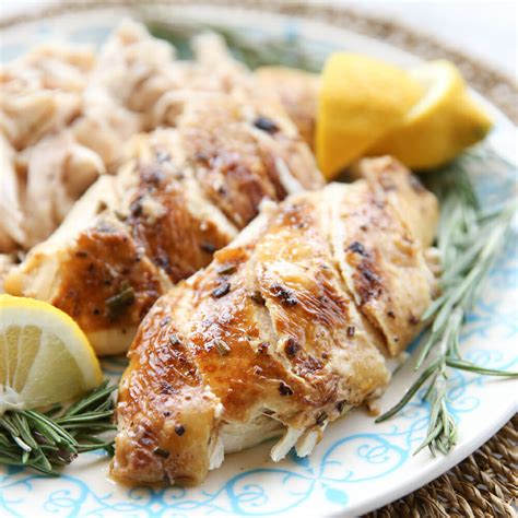 Pressure Cooker Whole Roasted Chicken With Lemon And Rosemary Our