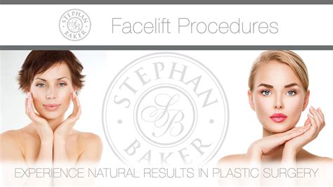 Dr Stephan Baker Facelift Procedures Youtube