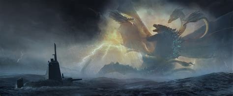 Sea Godzilla King Of The Monsters Weta Workshop King Ghidorah