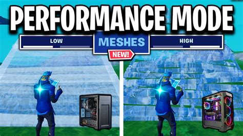 Fortnite Added New Settings To Performance Mode Which Is Better