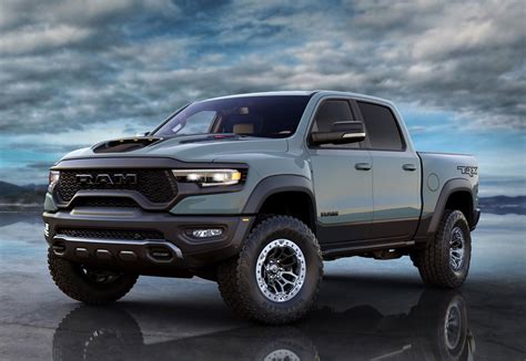 Dodge Ram Trx Hellcat Caught Ram Trx In Hydro Blue Images And Photos Finder