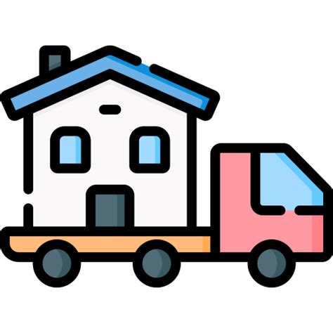 Moving Home Free Transportation Icons