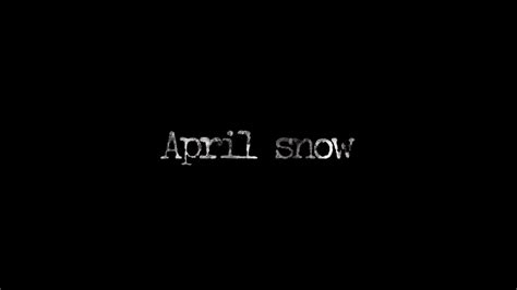 Melodi Ryan April Snow Lyric Video Youtube