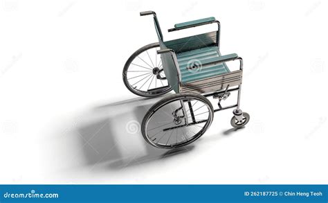 Top View Wheelchair Isolated Transport Chair In Case Of Illness