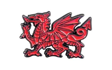 Welsh Dragon Wales Lapel Pin Badge Enamel Lapel Pin Welsh Dragon