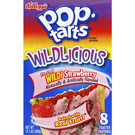 kellogg s® pop tarts® wildlicious® frosted wild strawberry toaster pastries 8 ct box chips