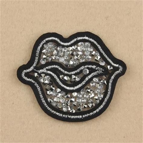 Patch Cute Lips Deal With It Iron On Patches For Clothes Diy Sew On