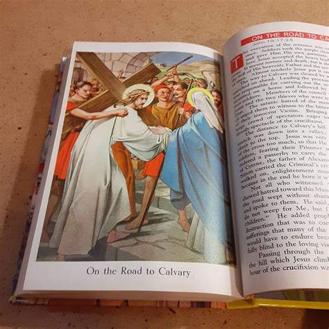 Vintage Catholic Childrens Bible 1983 Illustrated Bible Etsy