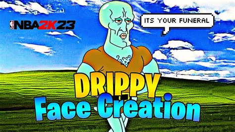 How To Make A Drippy Face Creation On Nba 2k23 Next Gen Ps5 And Xbox