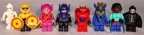 Big Hero 6 Minifigures Lot Of 8 Figs Cw Lego Building Toys