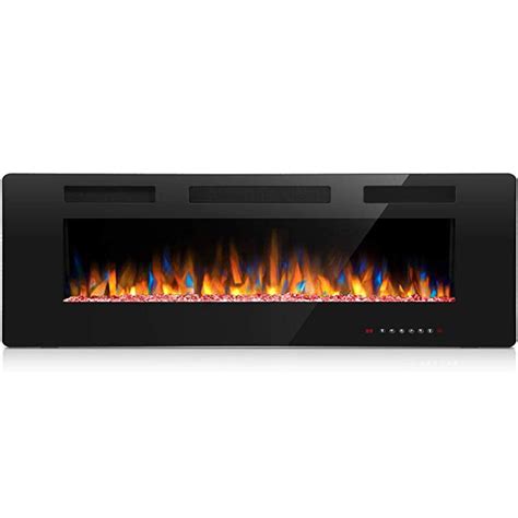 Ebern Designs Amarah Recessed Wall Mounted Electric Fireplace And Reviews