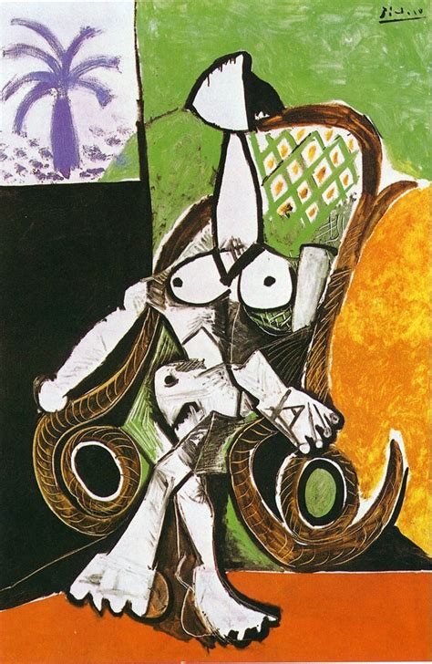 Naked Woman In Rocking Chair By Pablo Picasso Spain Hot Sex Picture