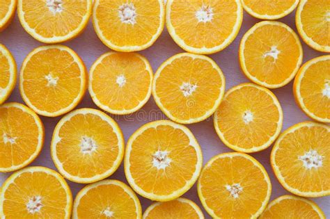 Halves Of Orange Fruit Stock Image Image Of Healthy 49601571