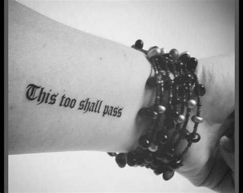 top 112 best “this too shall pass” tattoos [2020 inspiration guide]