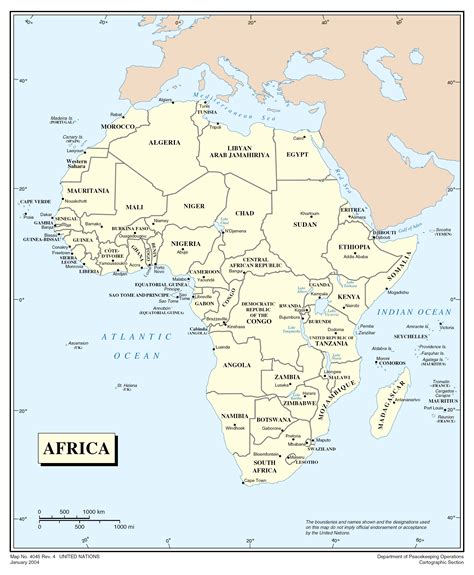 Mapa Grande Política Detallada De África África Mapas Del Mundo