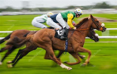 Horse Racing Motion Blur Stock Photo By ©gabriel11 32622309
