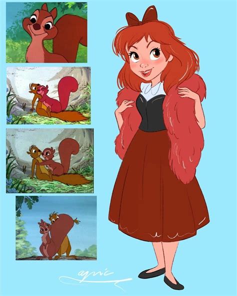 Girl Squirrel From The Sword In The Stone Disney Au Disney Memes Disney Dream Disney Fan Art