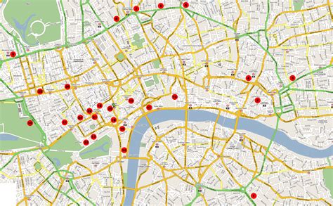 Cartina Della Città Di Londra Tomveelers