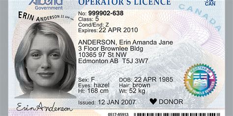 Alberta Has Announced A New Look For Drivers Licenses And Id Cards