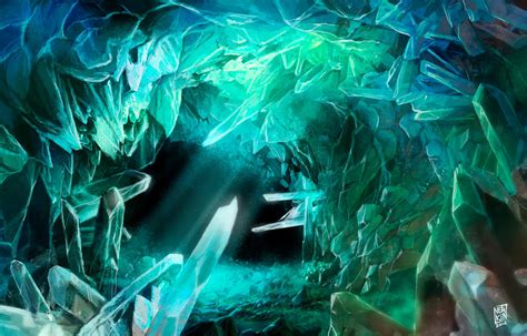 24 Anime Wallpaper Crystal Cave Anime Wallpaper