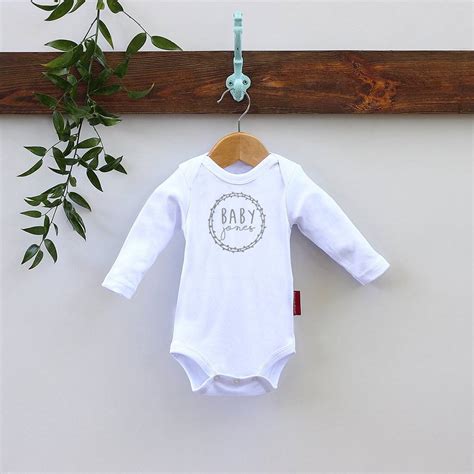 Personalised Baby Shower Body Vest By Jack Spratt