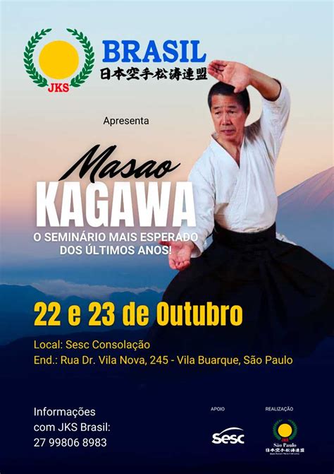 Massao Kagawa vem ao Brasil para ministrar curso técnico de karatê Shotokan Revista Budô